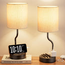 Fenmzee 18" Bedside Lamps for Bedroom Set of 2 - Table Lamp for Nightstand — 1