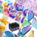 KISREL Transparent Colored UV Resin, 20 Colors Hard Type UV Resin Kit — 6