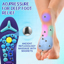 Glitopper Acupressure Magnetic Insoles,Blue,M(Men 8-11/women 9-12) — 5