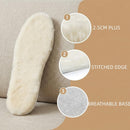 Winter Thick Sheepskin Fleece Insoles, Warm Soft Fluffy Shoe Inserts for Men Women, Cozy Thermal Insoles for Boots Sneakers Shoes, Odor-Resistant & Breathable Size 8 - Beige — 2