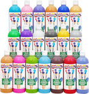 Colorations Paraben-Free Washable Tempera Paint Set, 19 Colors, Non-Toxic | Paraben-Free Formula | Assorted, 19 Colors — 1