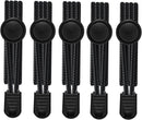 AIXMEET 1 Pair / 5 pairs No Tie Shoe Laces for adults, Elastic Shoe laces,shoelaces tieless, no tie shoelace for kids | Black — 1