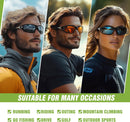 Polarized Sports Wrap Around Sunglasses Men Fishing Running Golf — 7