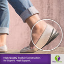 Premium Adjustable Orthopedic Heel Lift for Heel Pain and Leg Length Discrepancies - Medium Pack of 2 Brown — 3