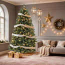DWVO 6ft Prelit Green Christmas Tree with LED Lights & Stand — 4