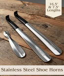 FALKON Metal Shoe Horn Long Handle Sets — 4
