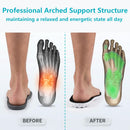 4D Cloud Memory Foam Insoles Men Women, Black, US M: 6.5-7.5/W: 8-9 — 2