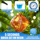 UV Resin Kit with Light - 60g UV Resin with Rechargeable 395nm UV Flashlight, 5-second Fast Curing, Quick… — 3