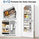 6 Tiers Over The Door Organizer, Behind The Door Storage Hanging Shelves — 4