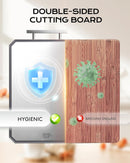 SNOWCLAD Stainless Steel Cutting Board,Non Toxic chopping for kitchen — 4