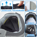 Shoe Heel Inserts, 8 Pcs Mesh Self-Adhesive Heel Cushion Pads for Back of Heel, Heel Cushion Inserts Prevent Shoes Too Big for Women Men, Black — 3
