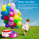 IDAODAN Electric Balloon Pump, Portable Electric Balloon Blower Machine Inflator Air Pump for Party Decorations | Rose Red — 7