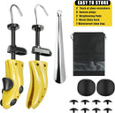 Plastic Shoe Stretcher for Women & Men Wide Feet, Adjustable Shoe Expander | yellow — 7
