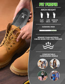 Comfortable Insoles, Memory Foam Shoe Insoles for Men and Women Standing All Day Anti-Fatigue,Foot Cushion Shock Absorbing Insoles for Running, Walking & Work Boot Shoe L[Man 10.0-11.0 Woman 12-13.0] — 2