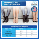 HAPAD Metatarsal Pad 1/4" - Small, 6 Pair Pack Wool Felt Ball of Foot Pad 3