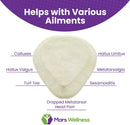 Felt Metatarsal Pads for Women, Men, Skived (1/4" Thick) - USA Made 6 Pairs 5