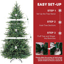 Hykolity 7.5 ft Prelit Christmas Tree with Realistic PE Foliage — 5