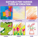 ESRICH Canvases for Painting 11x14, 30 Pack Canvas Boards for Painting Cotton Primed Acid Free Blank Canvas Panels for Oil Paint, Watercolor, Acrylic Paint, Gouache and Tempera. | 11x14in-30pack — 4
