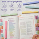 BLIEVE Bible Highlighters No Bleed Through, Pastel Colors, Dual Tip, 8 Pack | CANDY — 3