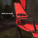 Coleman Broadband Mesh Quad Camping Chair with Carry Bag & Cup Holder, Cooling Mesh Back with Adjustable Arms, Great for Camping, Tailgating, Firepits, Patio, & More | Modern — 6