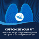 Airplus Super Gel Cushion Insole for Women’s Shoe Sizes 5-11 – All-Day Comfort, Shock Absorption, Gel Zones, Full-Length Footbed, Trim-to-Fit for Casual, Athletic, Dress Shoes, and Work Boots - Women's 5-11 — 7