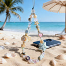 2 Pcs Phone Charm Strap Universal Hand Phone Wrist Strap Camera Lanyard Pearl Beaded Cute Chain String Accessories Universal for iPhone 16 Pro Max Samsung Women Girls Phones Bag Keychain Beach Style photo 3