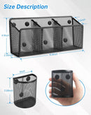 VICNOVA Magnetic Pen Holder, Metal Storage Basket with Strong Magnets — 3