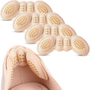 4Pairs Heel Pads for Shoes that are Too Big, Beige - A2-beige-4pair | 4-Pairs — 1