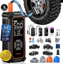 OlarHike Tire Inflator Portable Air Compressor,Dual Power-3*2000mAh &12V DC — 1