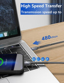 USB C to Lightning Cable 6FT 2Pack, iPhone Charger Fast Charging, USBC 4