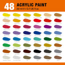 48 Colors Professional Acrylic Paint Set, Artist Paint Supplies — 5