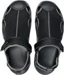 Crocs Men's Swiftwater Mesh Deck Sandals | 7 | Black — 5