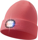 Unisex Beanie with The Light, Gifts for Men Women Husband Him - Pink — 1