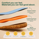 Fulton Women's Athletic Cork Custom Molding Insoles Designed w/Doctor — 3