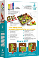 SmartGames Squirrels Go Nuts! – Sliding Travel Puzzle Game, Ages 6+ — 3