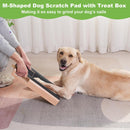M-Shaped Dog Scratch Pad for Nails with Treat Box, Dog Nail Scratch Board for Large Dogs, Dog Nail File Toy and Shorten Dog’s Side Nail Easier (with Treat Box, L) — 3