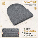 ZOORON Beanie for Men Women Slouchy Winter Beanie Hats Cuffed Skull Caps — 2