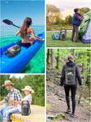 HEETA Dry Bag Waterproof Backpack with Phone Case 20L | Black — 6