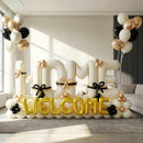 145Pcs Housewarming Party Decorations, Welcome Home Balloon Arch Kit | Ivory Cream White Beige Home — 1