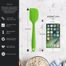 Silicone Spatulas, 8.5 inch Small Rubber Spatula Seamless One Piece Design Heat Resistant Non-Stick Flexible… — 6