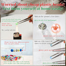 1500 Pcs Crystal Glass Beads for Jewelry Making – 12 Styles Bicone, Rondelle, Cube, Teardrop & 3mm Spacer Beads, DIY… — 5