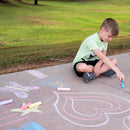 JOYIN 160 PCS Sidewalk Chalks Set-16 Colors Non-Toxic Washable Jumbo Chalk for Outdoor Art Play, Painting on Chalkboard, Blackboard and Playground — 4