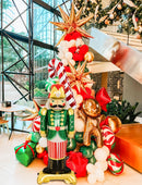 Christmas Balloon Garland Arch Kit, Red Sage Green Gold White Sand New Years,Xmas Balloons with Candy,Cane,Nutcracker Foil Balloons for Christmas Party Decorations Indoor,Birthday-125PCS | Nutcracker Christmas — 2