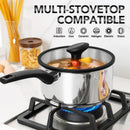 MICHELANGELO Stainless Steel Saucepan with Lid 1QT & 2QT & 3QT, Triply Stainless Steel Saucepans with Bakelite… — 6
