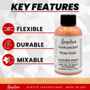 Angelus 4 oz Leather Paint, Rose Gold — 2
