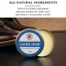 Cobbler's Choice Leather Cream - For Shoes, Boots & Bags with Beeswax | 4 OZ. (118ML) — 3