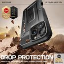 SUPCASE for iPhone 16 Pro Max Case with Screen Protector & Stand, Black — 3