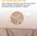 24 Pieces Transparent Clear Tablecloth Clips, Plastic Table Cloth Clips，Windproof Table Cover Holder Clamps，Table Cloth Holder for Home Wedding Party Christmas Outdoor Indoor Picnic Camping(Large) — 4