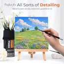 Nicpro Miniature Paint Brushes Drybrush - 21PCS Model Paint Brush Set | 21 PCS — 5