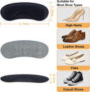 6 Pairs Heel Grips Pads for Loose Shoes - Half Size Reducer, Anti-Slip & Blister Prevention for Heels - Fits Heels, Flats, Sneakers, Loafers & Dress Shoes — 2